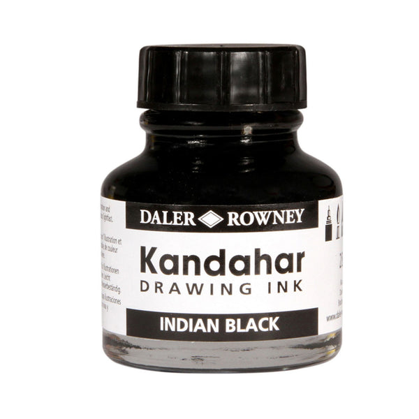 Daler Rowney Black Kandahar Ink 28ml