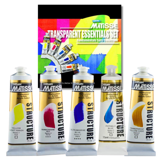 MATISSE STRUCTURE TRANSPARENT ESSENTIALS SET 5 x 75ml Default Title