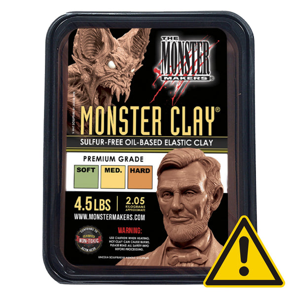 Monster Clay Premium Brown 2kg - Medium