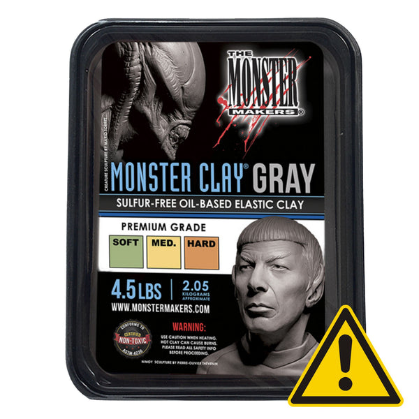Monster Clay Premium Grey 2kg - Medium