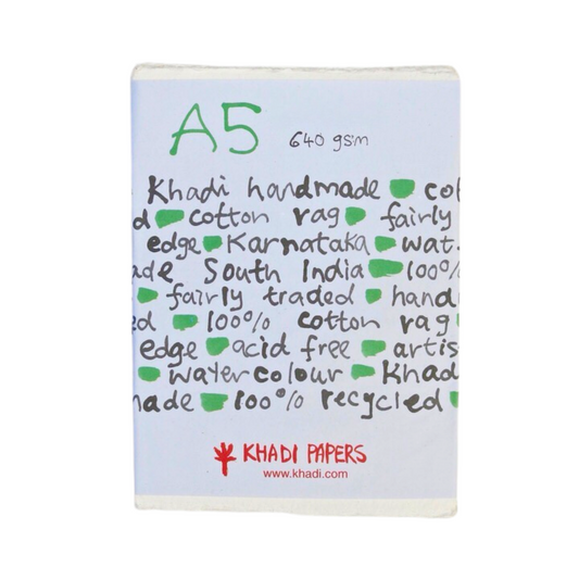 Khadi Rag Paper 640gsm Medium A5 - per sheet