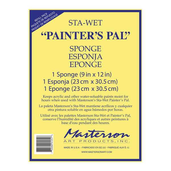 Sta-Wet Painters Pal Palette Sponge Refill x 1 No.912