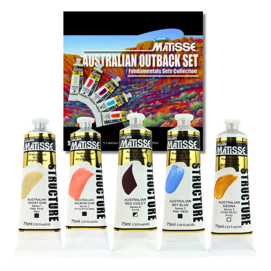 MATISSE STRUCTURE AUST OUTBACK SET 5 x 75ml Default Title