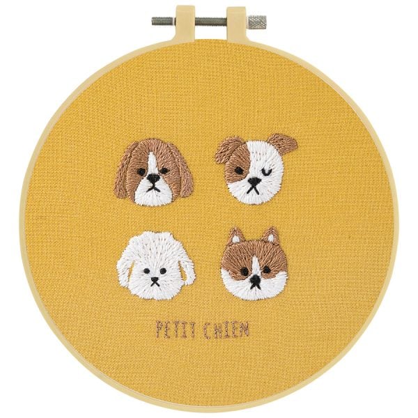 Make It Embroidery Kit 15cm Petite Pets