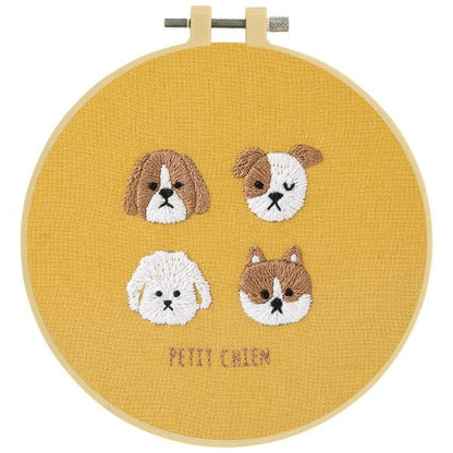 Make It Embroidery Kit 15cm Petite Pets
