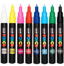 Posca PC-1M Extra Fine Paint Marker Set of 8 Assorted