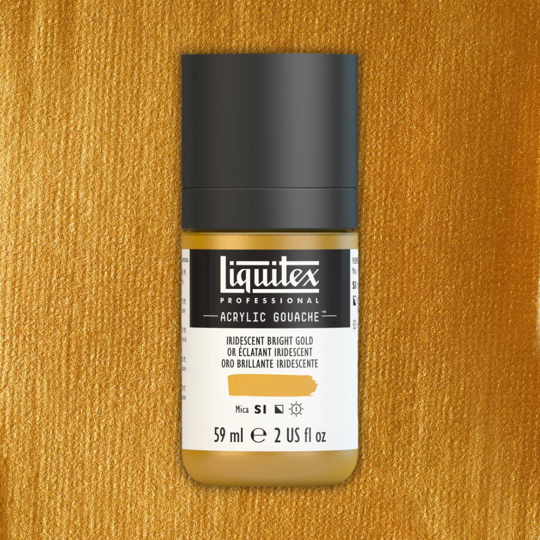 Liquitex Professional Acrylic Gouache 59ml Iridescent Bright Gold S1