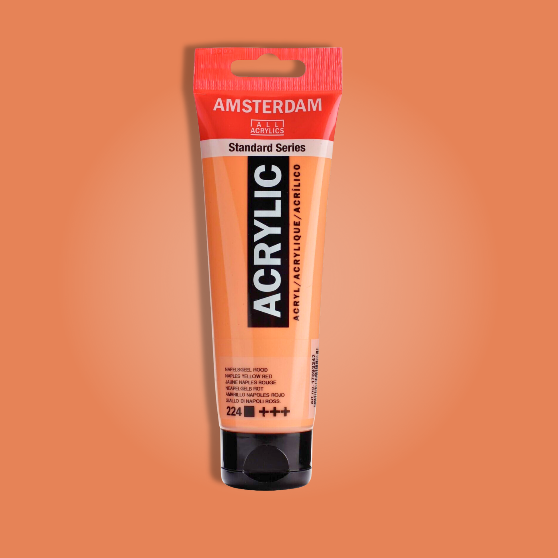 Amsterdam Acrylic 120ml 224 Naples Yellow Red