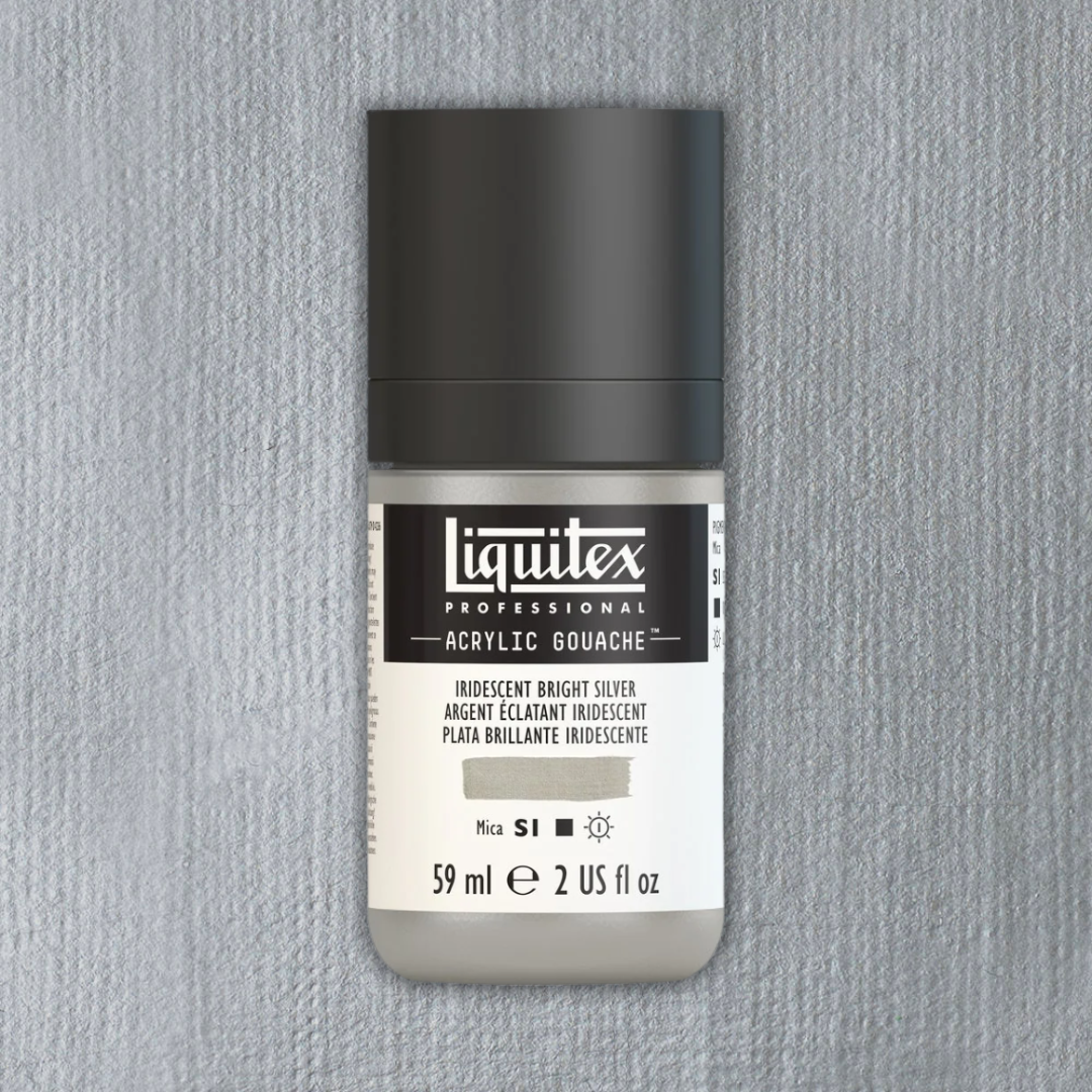 Liquitex Professional Acrylic Gouache 59ml Iridescent Bright Silver S1