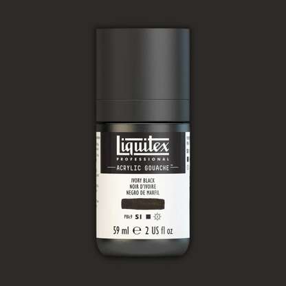 Liquitex Professional Acrylic Gouache 59ml Ivory Black S1