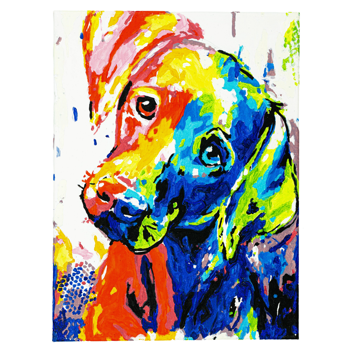 Byron Paint By Numbers Set - Puppy 300 x 400mm