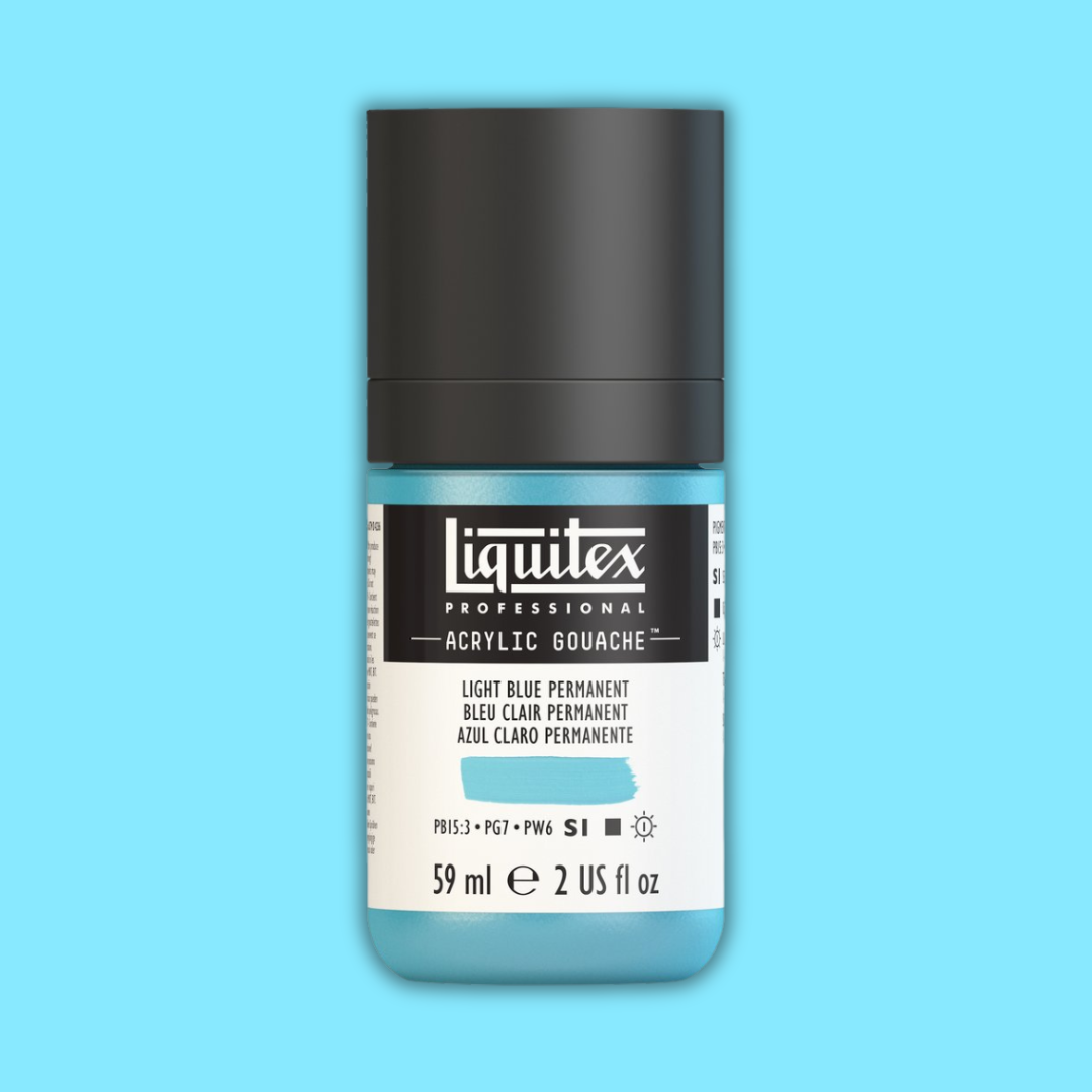 Liquitex Professional Acrylic Gouache 59ml Light Blue Perm S1
