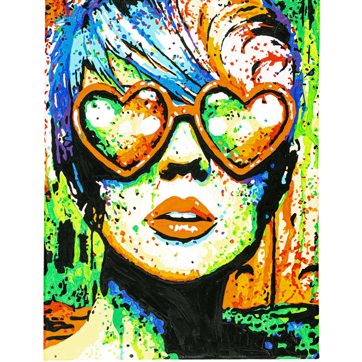 Byron Paint By Numbers Set - Sweet Hearts 300 x 400mm