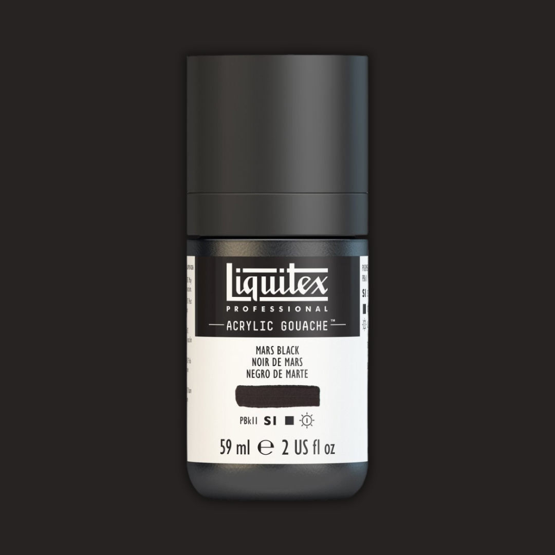 Liquitex Professional Acrylic Gouache 59ml Mars Black S1