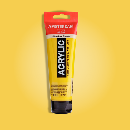 Amsterdam Acrylic 120ml 272 Transparent Yell Med