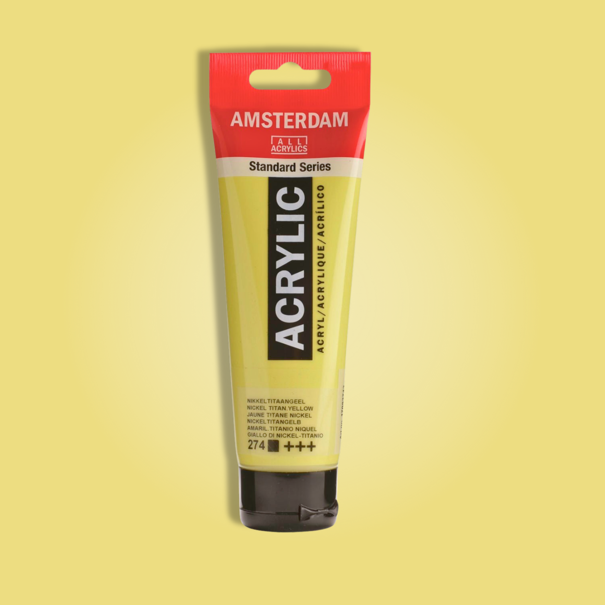 Amsterdam Acrylic 120ml 274 Nickel Titan Yellow