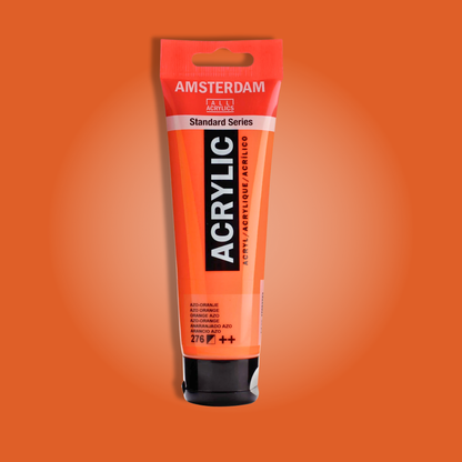 Amsterdam Acrylic 120ml 276 Azo Orange