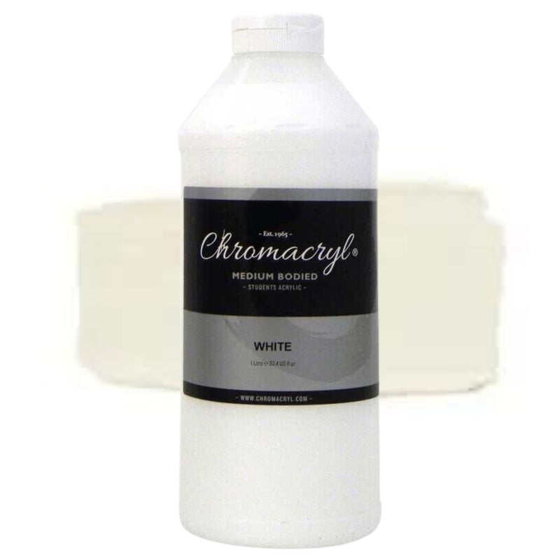 Chromacryl Student Acrylic Paint 75mL White