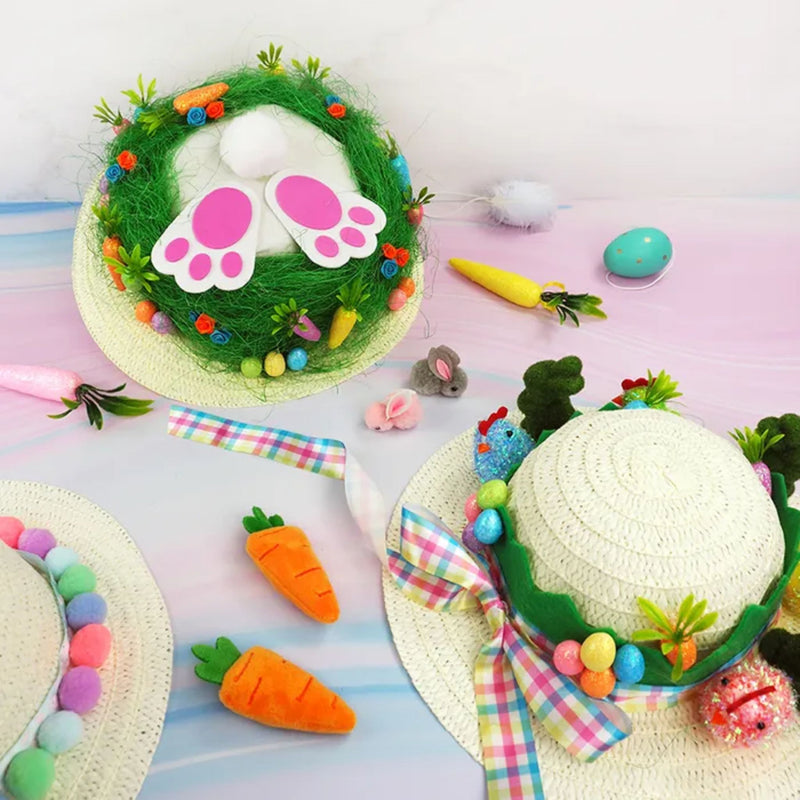 Value Craft Easter Kids Bonnet Natural