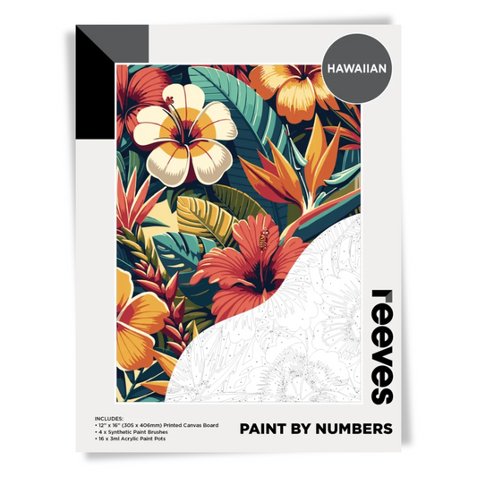 Reeves Paint By Numbers 12x16 inch - Hawaiian Default Title