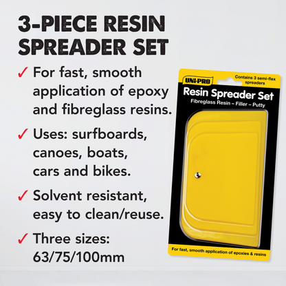 Uni-Pro Resin Spreader Set of 3 image 2