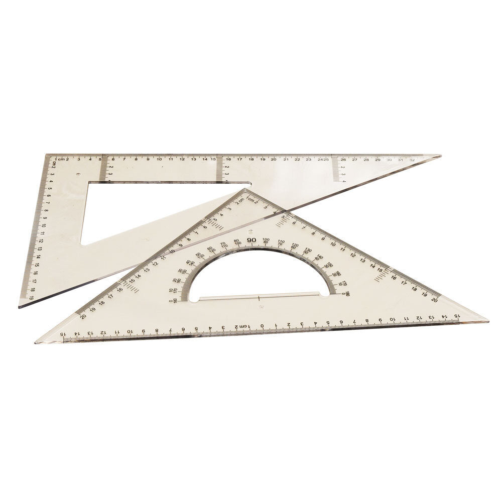 Set Square Names NAM Set Square 30cm Set of 2 45+60 Degree | Technical Drawing Tools ...