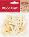 Arbee Wood Letters 40mm Natural Pkt 26