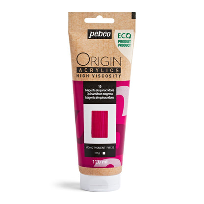 Pebeo Origin Acrylic 120ml Quin Magenta