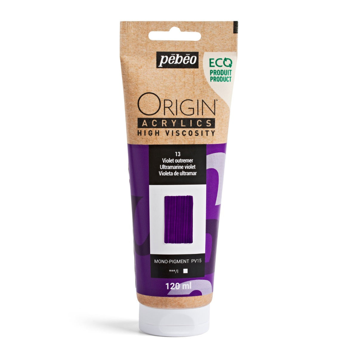 Pebeo Origin Acrylic 120ml Ultramarine Violet