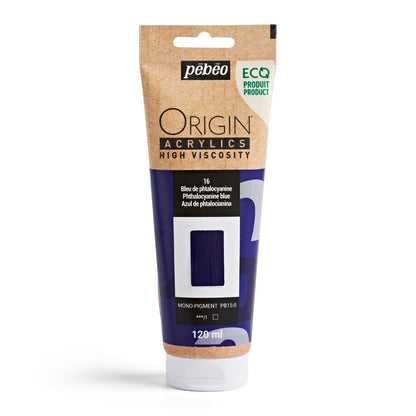 Pebeo Origin Acrylic 120ml PHTHALO BLUE