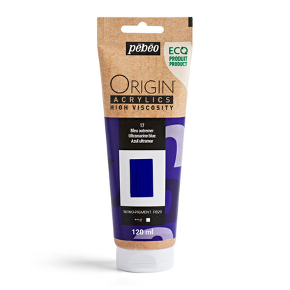 Pebeo Origin Acrylic 120ml Ultramarine Blue