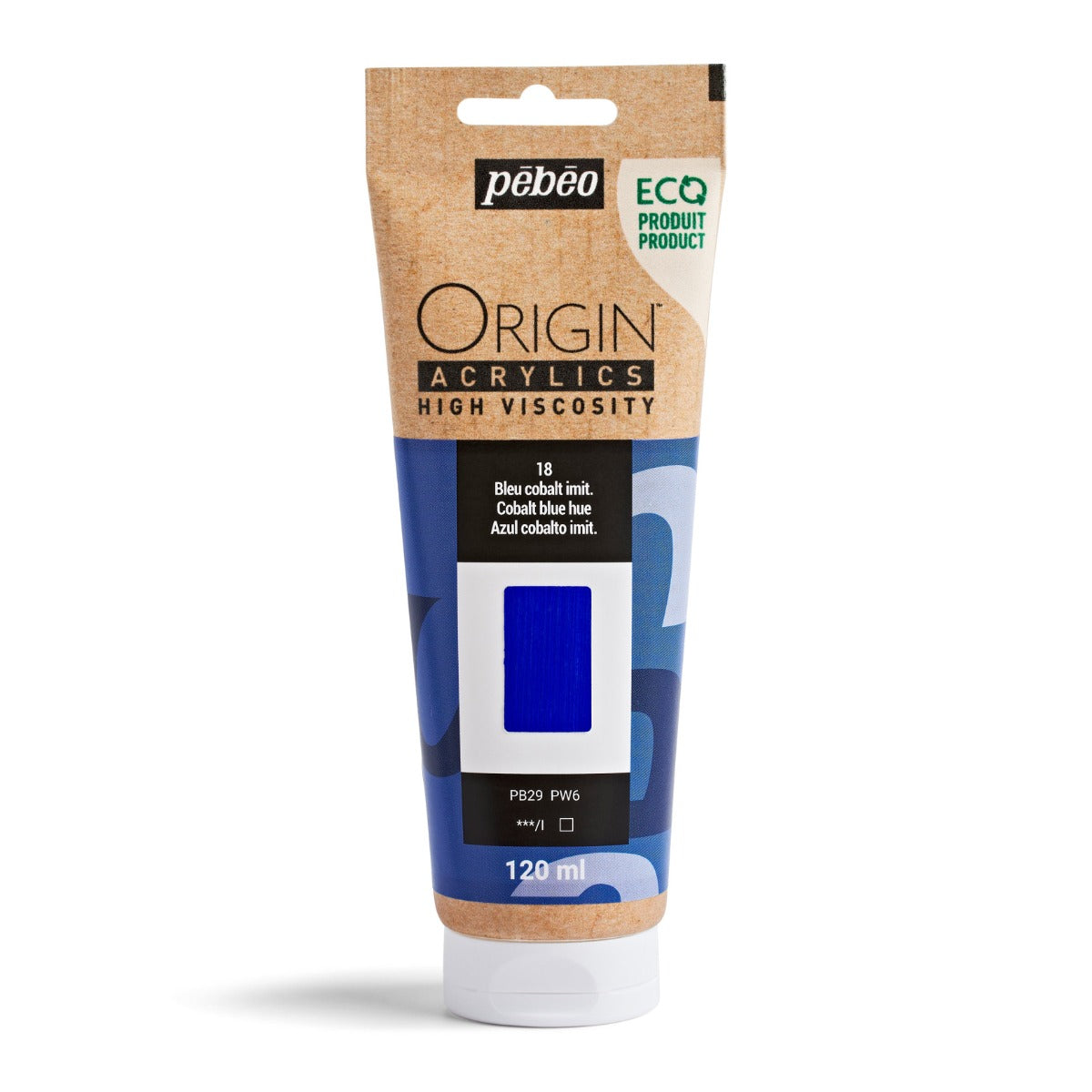 Pebeo Origin Acrylic 120ml Cobalt Blue Hue