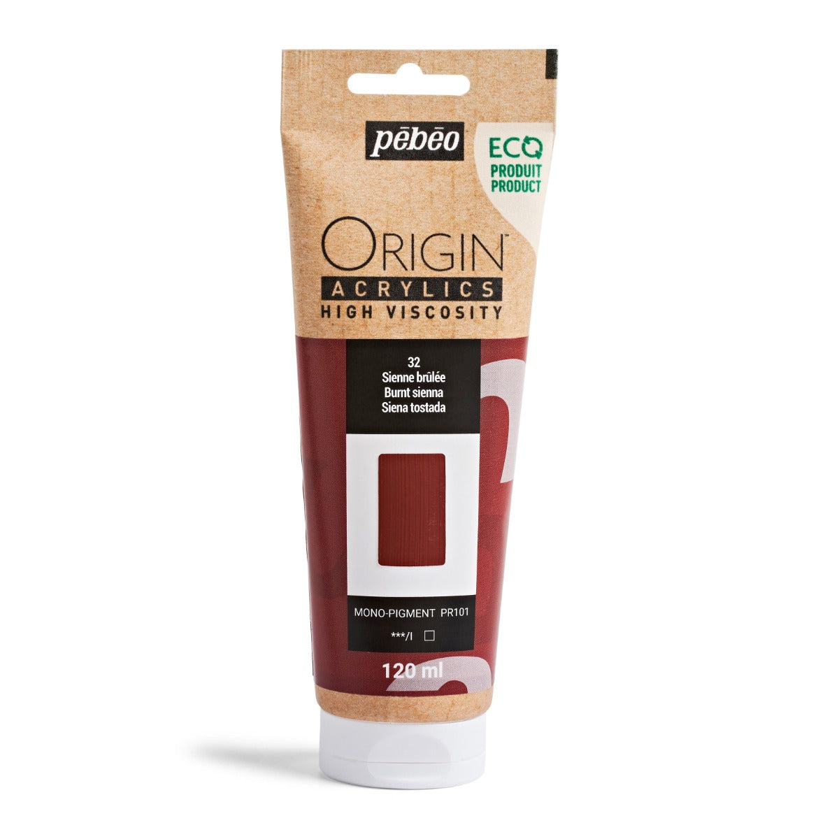 Pebeo Origin Acrylic 120ml BURNT SIENNA
