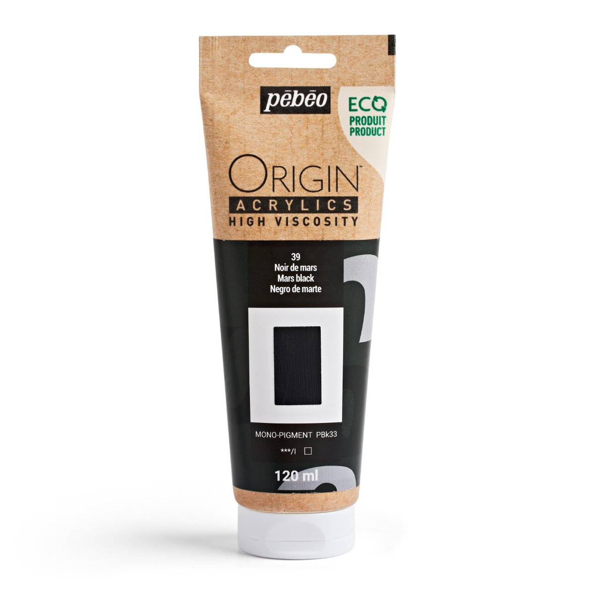 Pebeo Origin Acrylic 120ml Mars Black