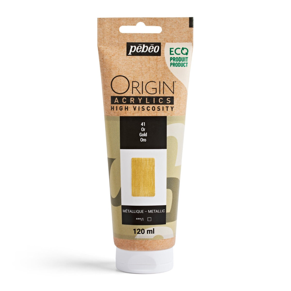 Pebeo Origin Acrylic 120ml Gold