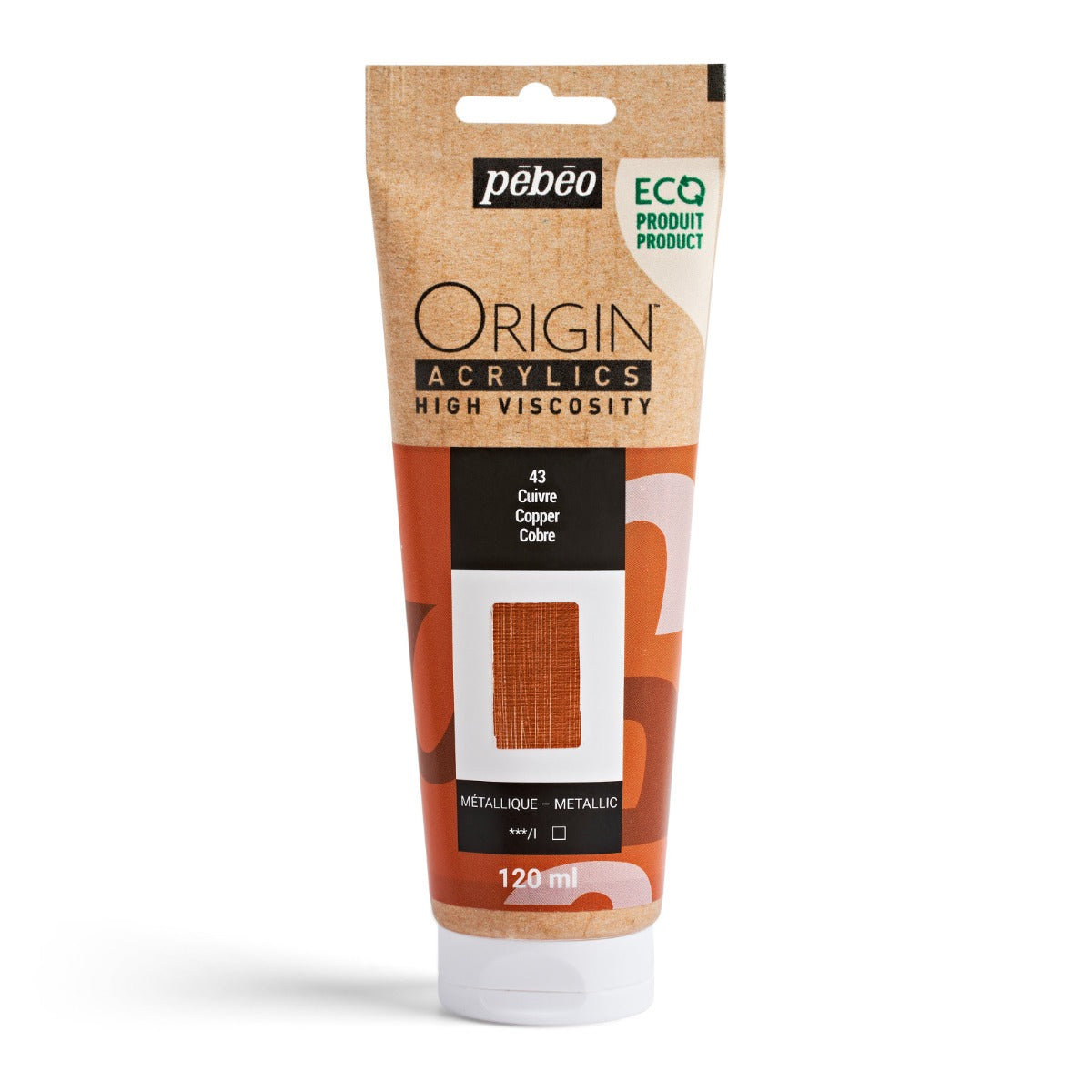 Pebeo Origin Acrylic 120ml Copper