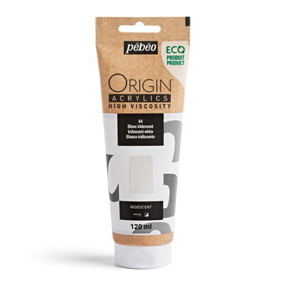 Pebeo Origin Acrylic 120ml Iridescent White