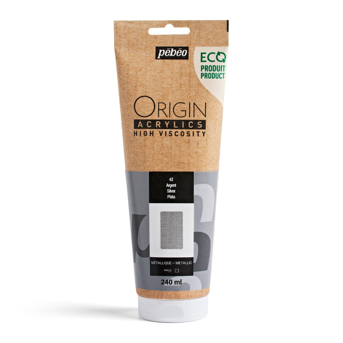 Pebeo Origin Acrylic 120ml Silver