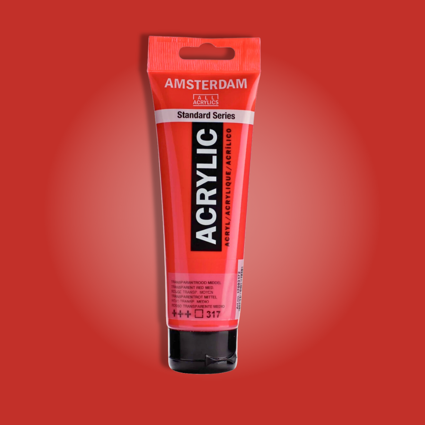 Amsterdam Acrylic 120ml 317 Transparent Red Med