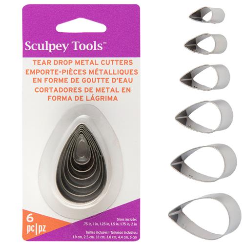 Sculpey Tool - Graduated Cutter - Teardrop