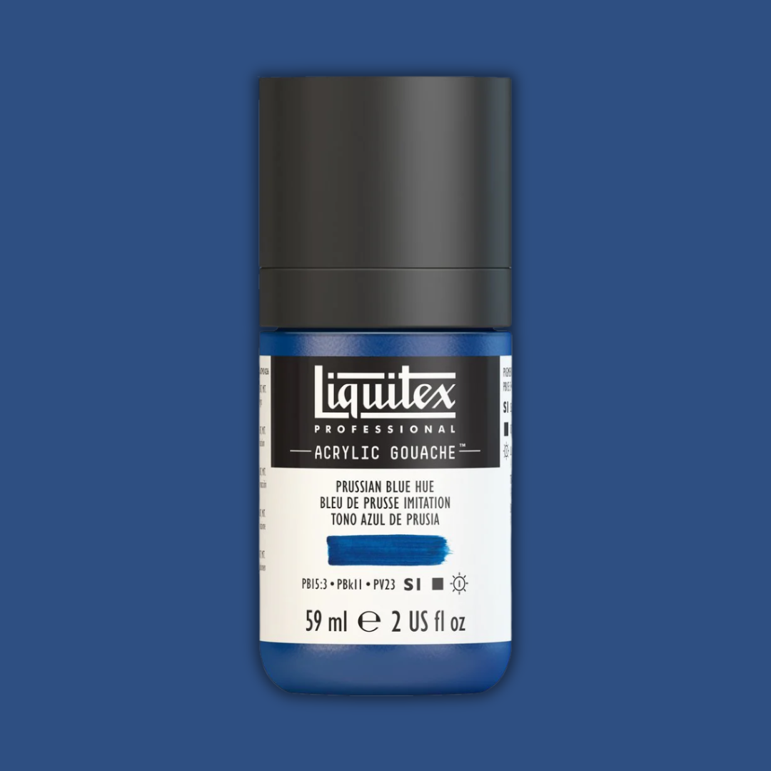 Liquitex Professional Acrylic Gouache 59ml Prussian Blue Hue S1