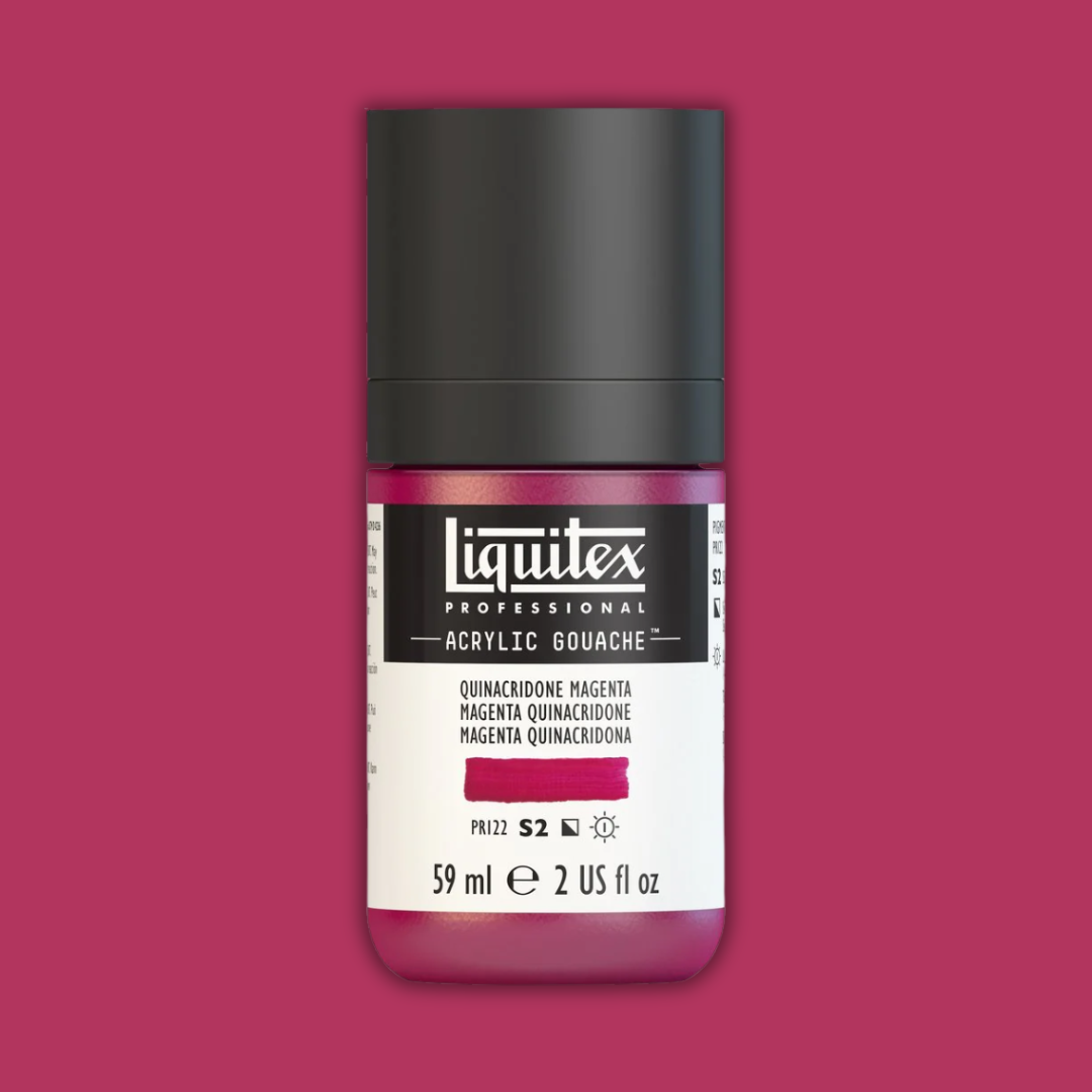 Liquitex Professional Acrylic Gouache 59ml Quin Magenta S2