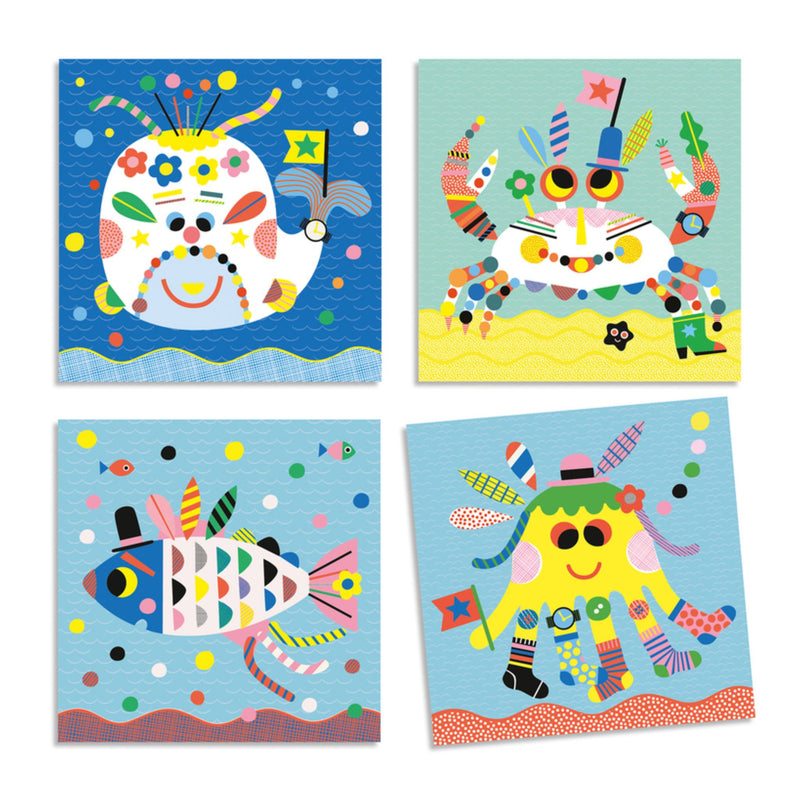 Djeco Sea Creatures Stickers