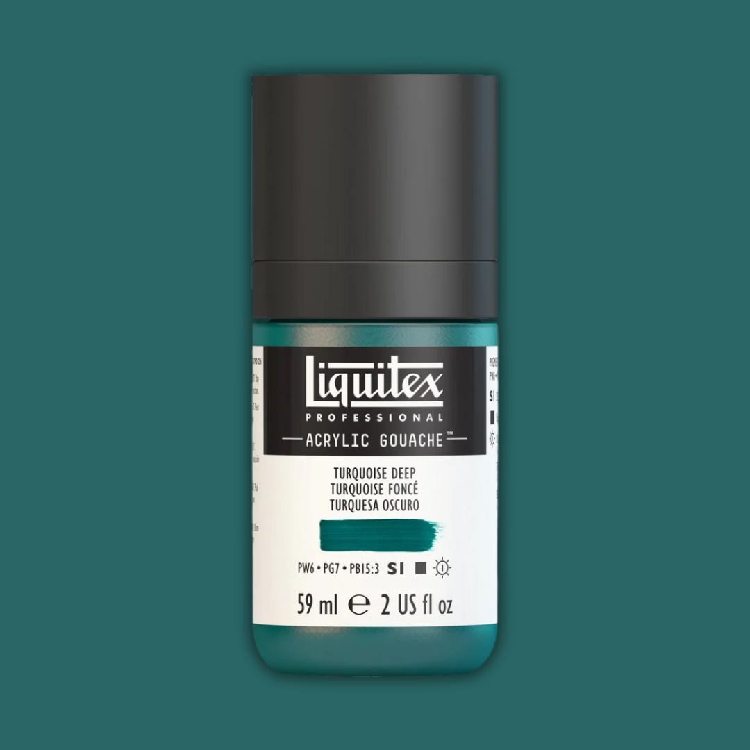 Liquitex Professional Acrylic Gouache 59ml Turquoise Deep S1