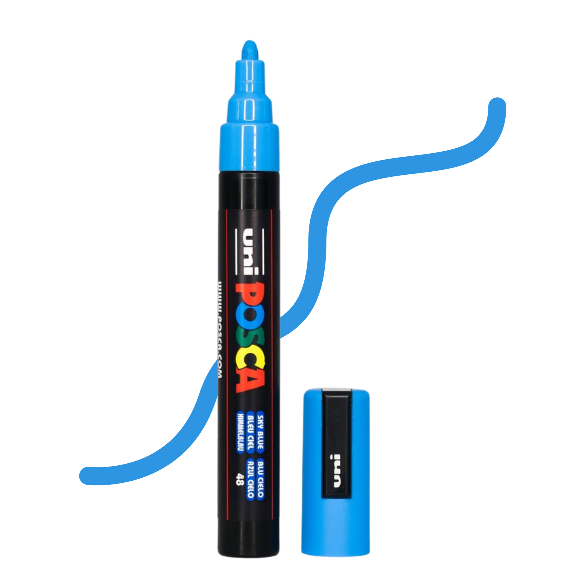 Uni-ball Blue Posca Marker PC-7M