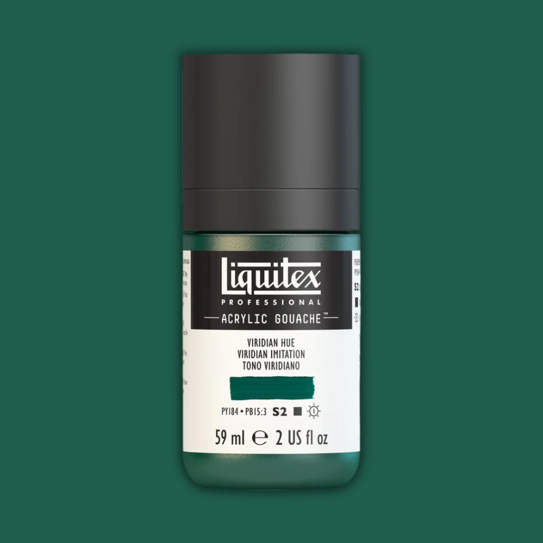 Liquitex Professional Acrylic Gouache 59ml Viridian Hue S2