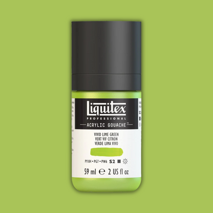 Liquitex Professional Acrylic Gouache 59ml Vivid Lime Green S2