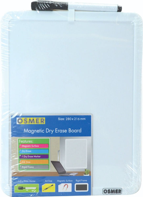 Osmer Magnetic Whiteboard 278 x 216mm