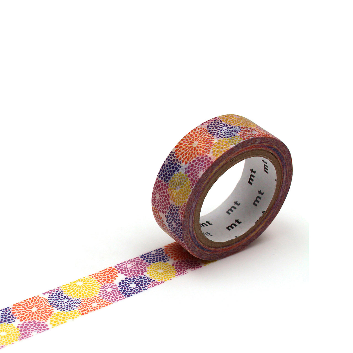Masking Tape - Single Roll 15mm - Chrysanthemum