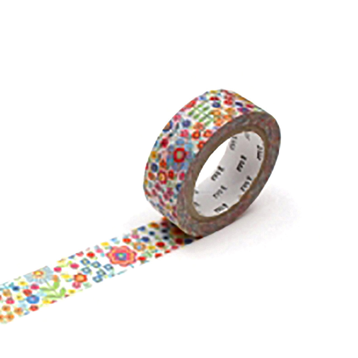 Masking Tape - Single Roll 15mm - Mini Flower Garden
